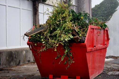 Efficient waste management in a construction site